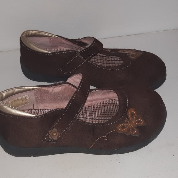 10 For 10$ Smart Fit Leather Girls Size 10 1/2 Mary Jane Shoe - Picture 4 of 6
